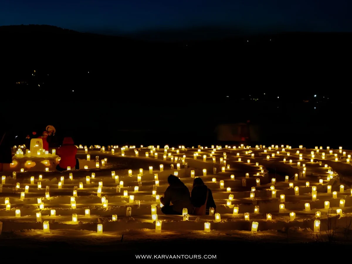 Yamanakako Ice Candles Festival, Feb 22, 2026